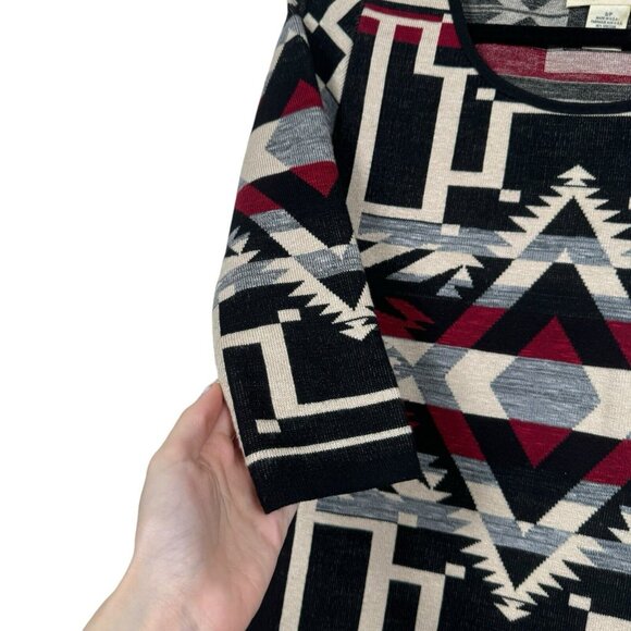 Ralph Lauren Denim & Supply Women's‎ Aztec Print 3/4 Sleeve Sweater Dress Size S - Picture 4 of 7